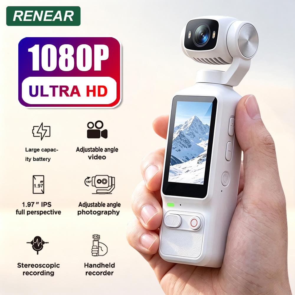 Korean Desk Setup - HD 1080P Portable Action Camera With
