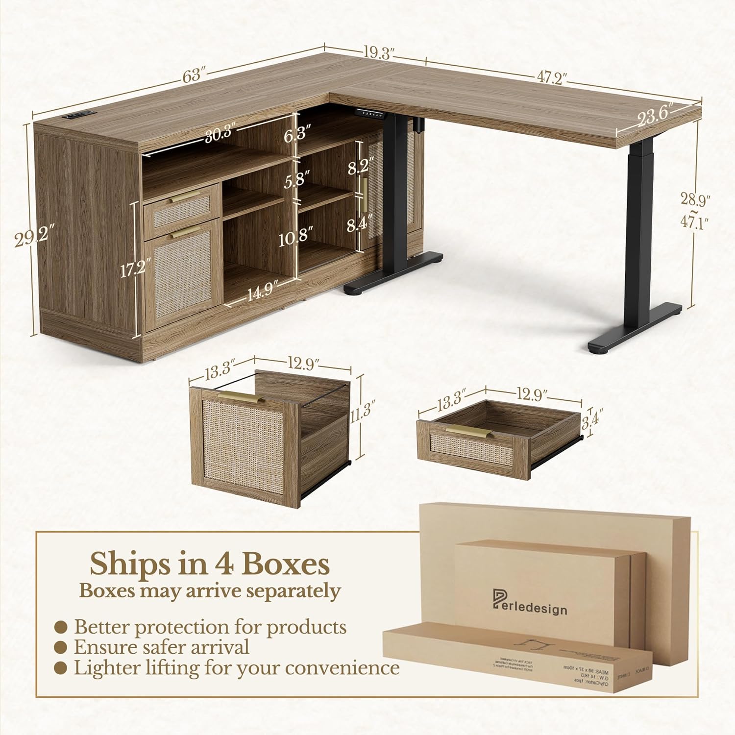 Home Office Furniture Set, 48' - Desk Setup Kit review and price