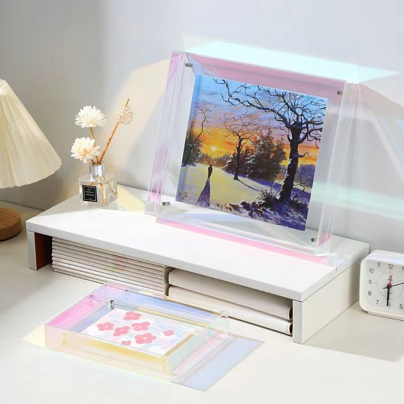 Large Size Acrylic Colourful H - Desk Setup Photo review and price