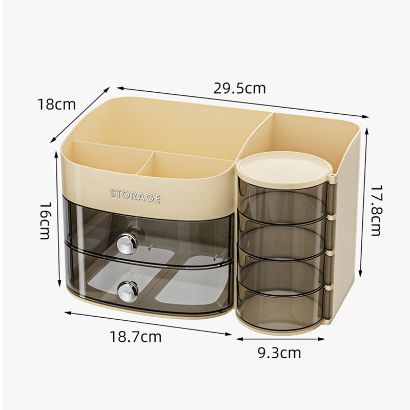 360 Degree Rotating Makeup Bru - Desk Drawer Unit review and price