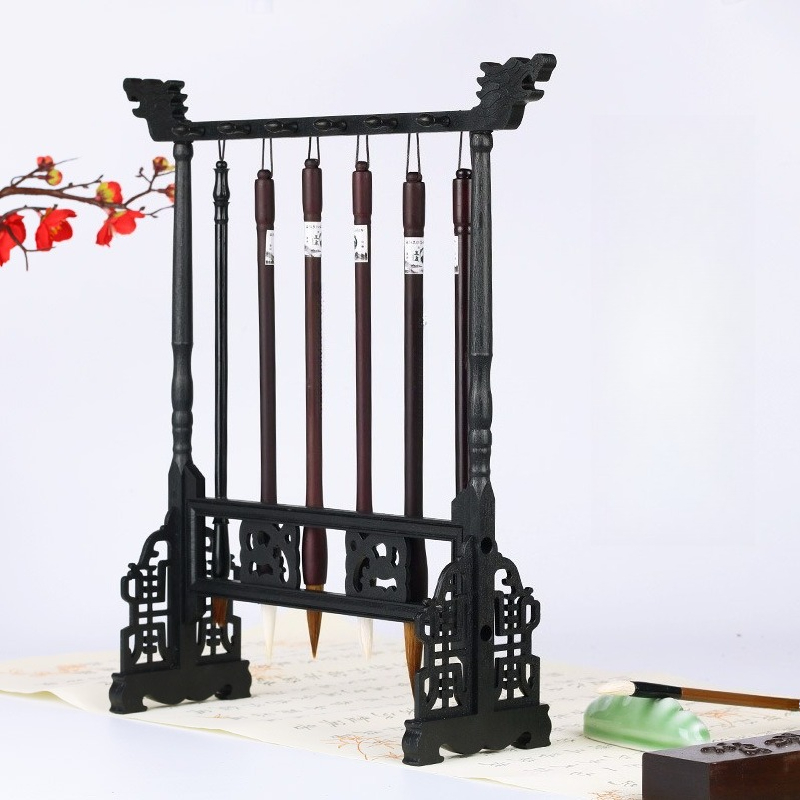 Wenge Wood Calligraphy Brush H - Desk Setup Kit review and price