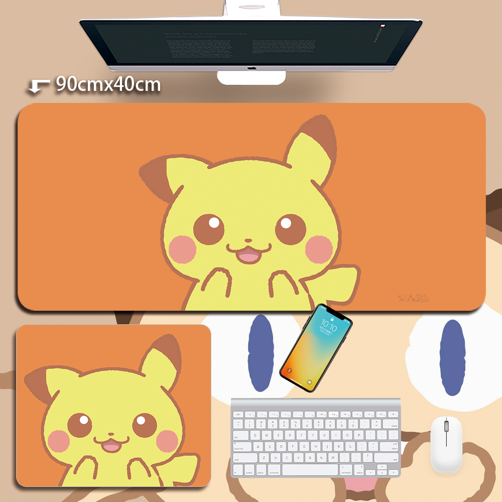 Leather Pokémon Pikachu Keyboa - Korean Desk Setup review and price