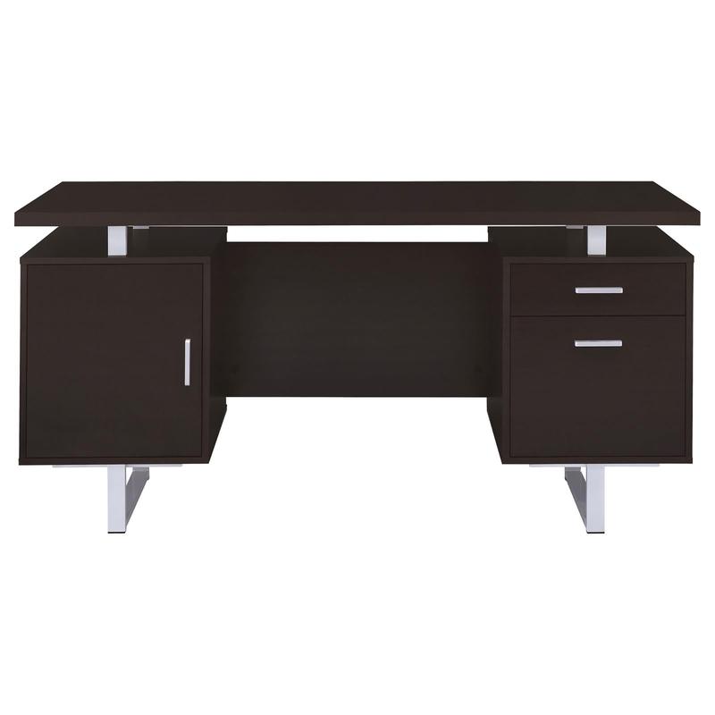 Cappuccino Floating Top Office - Work Desk Home Setup review and price