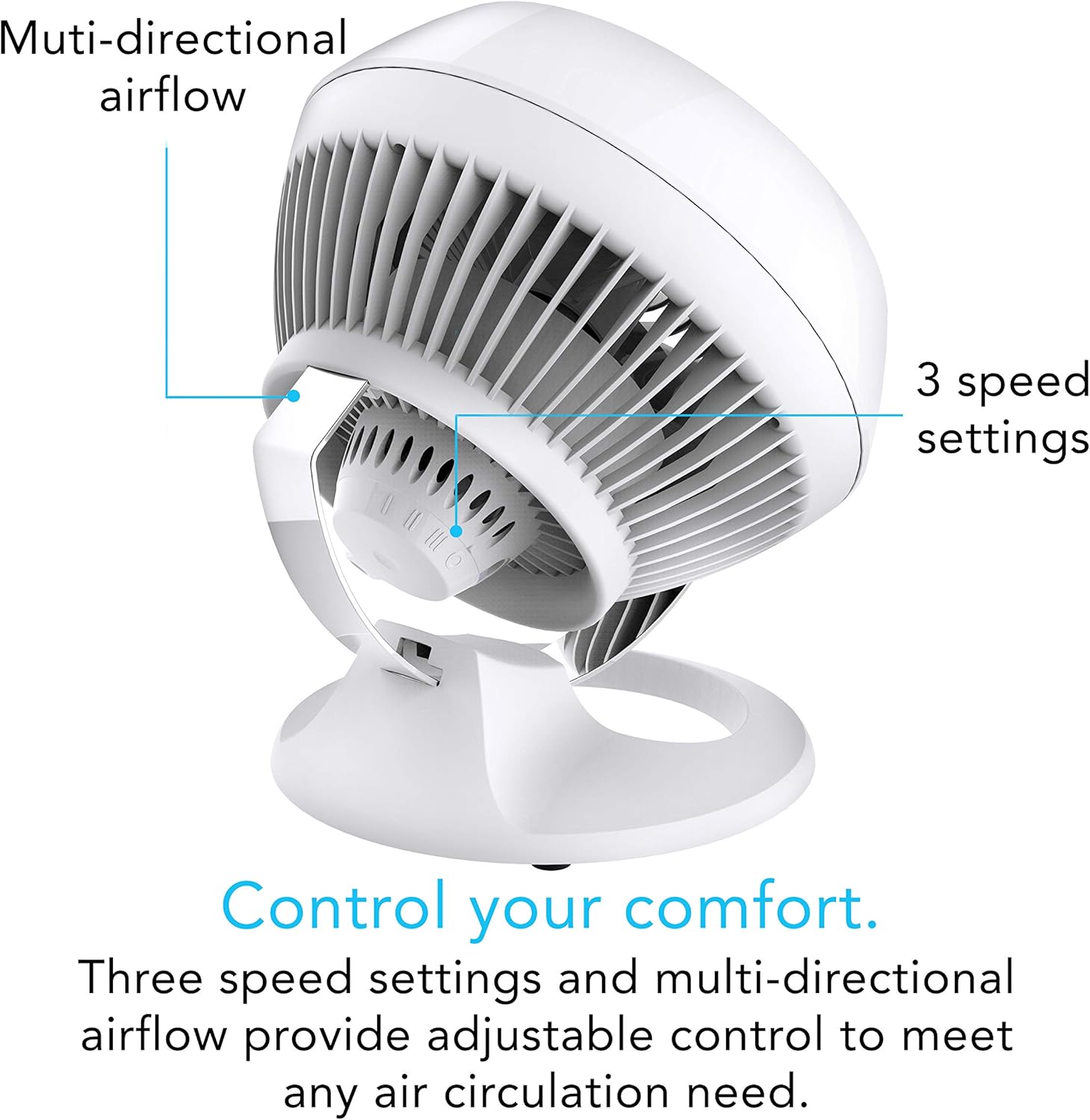 Small Desk Fan with 3 Speed Se - Desk Setup In Small Bedroom review and price