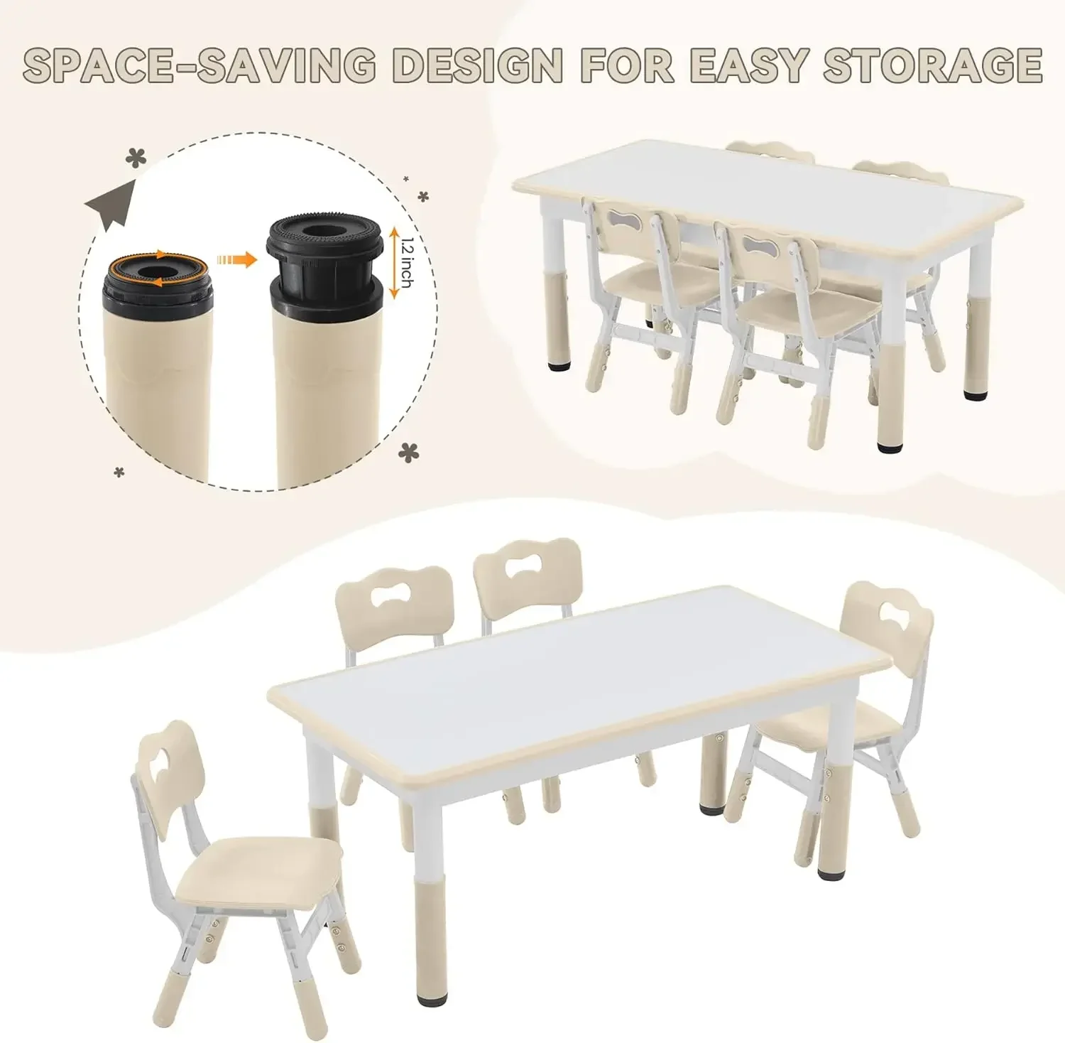 Kids Study Table and Chairs Se - Desk Setup Kit review and price