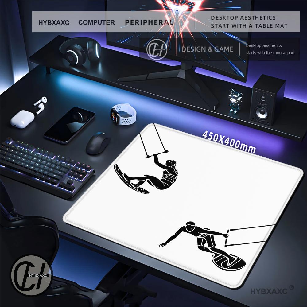 HYBXAXC Kitesurf Line Art Mous - Work Desk Home Setup review and price