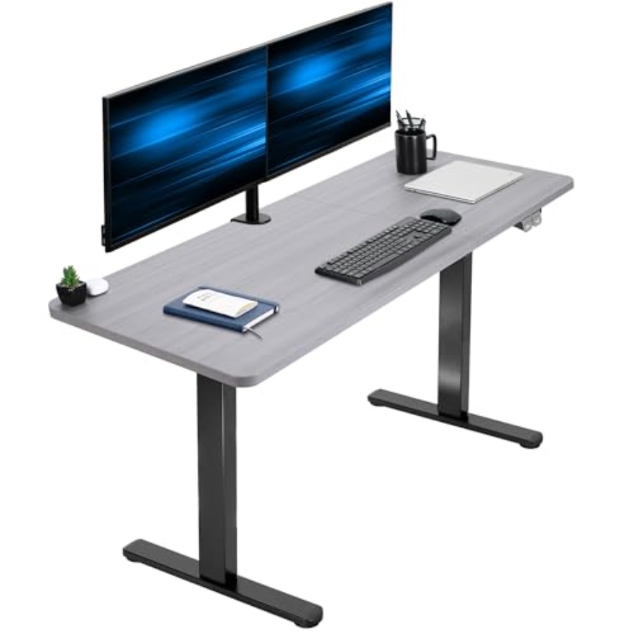 Electric 60 x 24 inch Stand Up - Desk Setup Kit review and price