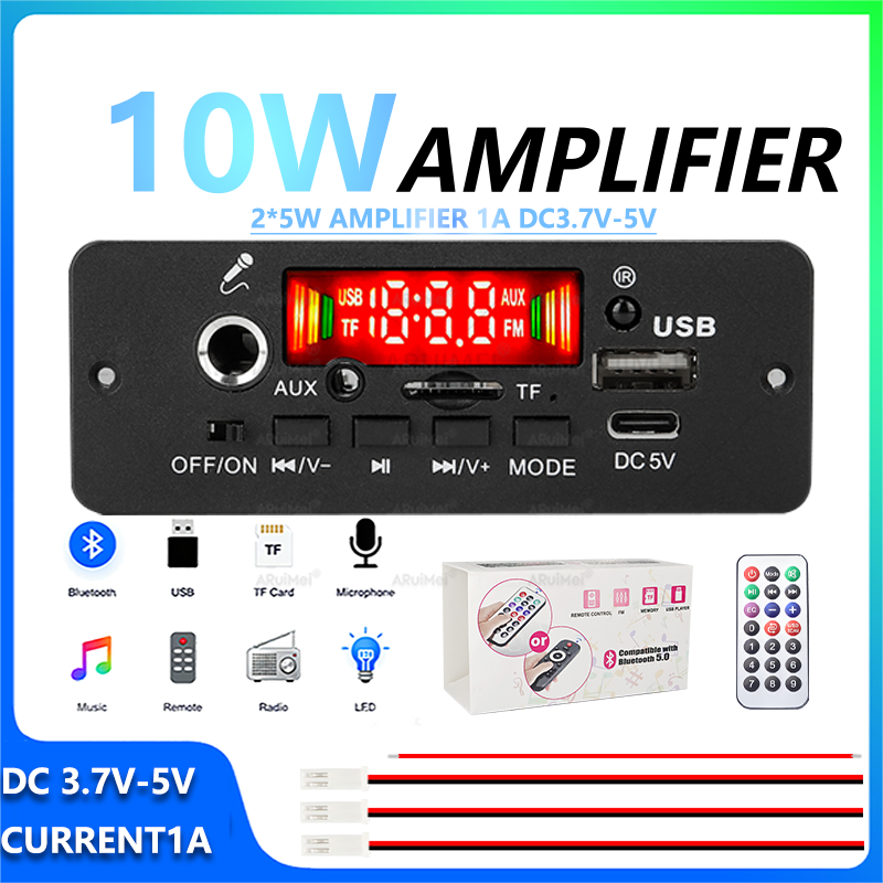 10W Complete Bluetooth 5.0 Amp - Desk Setup Kit review and price