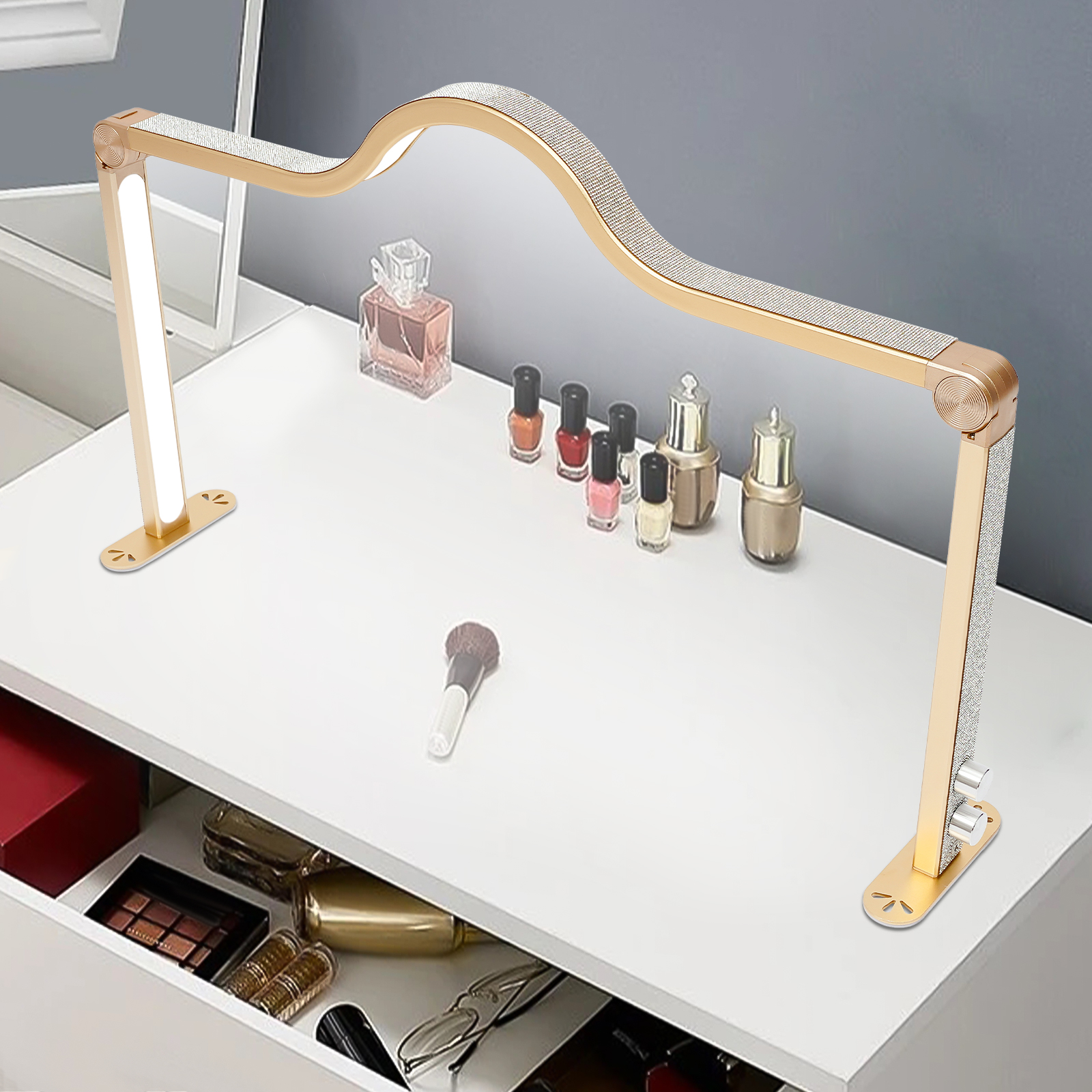 Diamonds Decorated Nail Work L - Desk Setup Light review and price