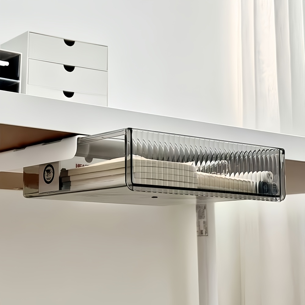 1pc Under Desk Clear Drawer Or - Desk Drawer Unit review and price
