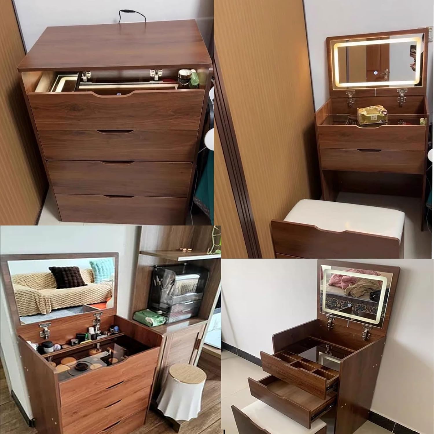 3 in 1 Vanity Desk with Plip T - Desk Setup In Small Bedroom review and price