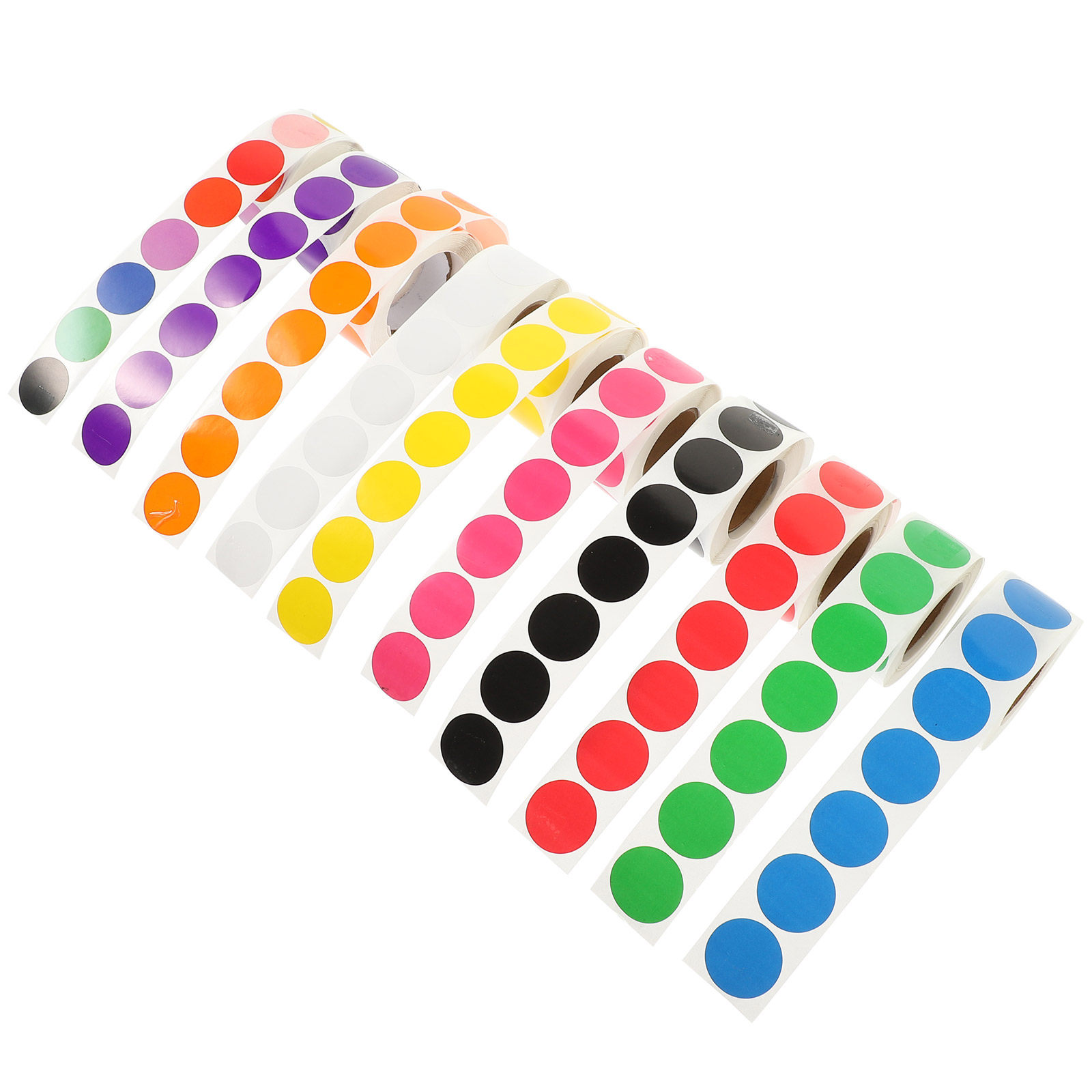 10 Rolls Color Coded Dot Stick - Desk Setup In Small Bedroom review and price