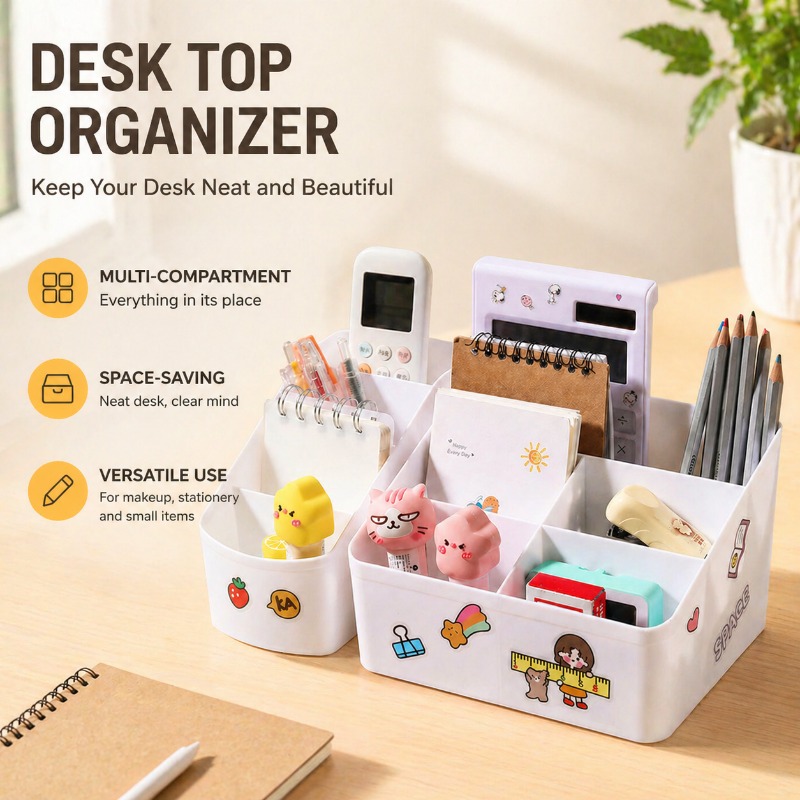 Desktop Multifunctional Makeup - Desk Drawer Unit review and price