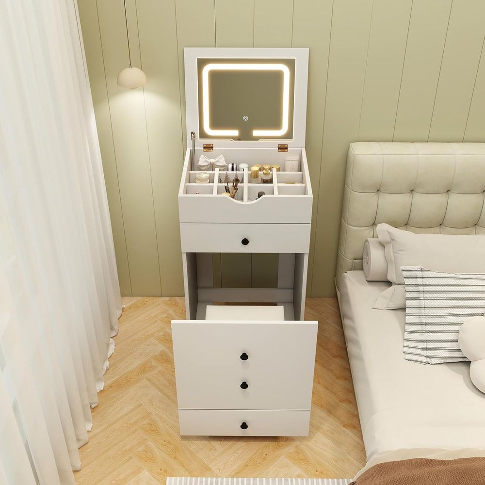 Small Vanity Desk Set, Makeup  - Desk Setup In Small Bedroom review and price