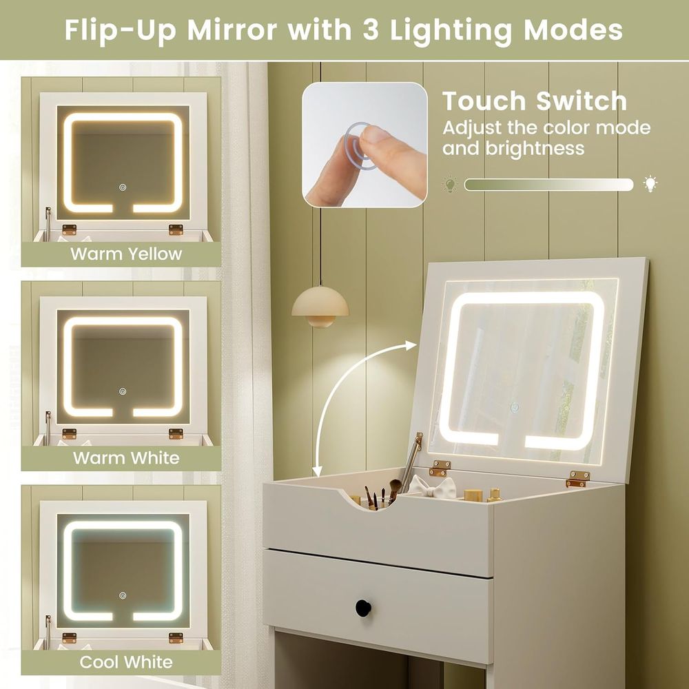 Small Vanity Desk Set, Makeup  - Desk Setup In Small Bedroom review and price