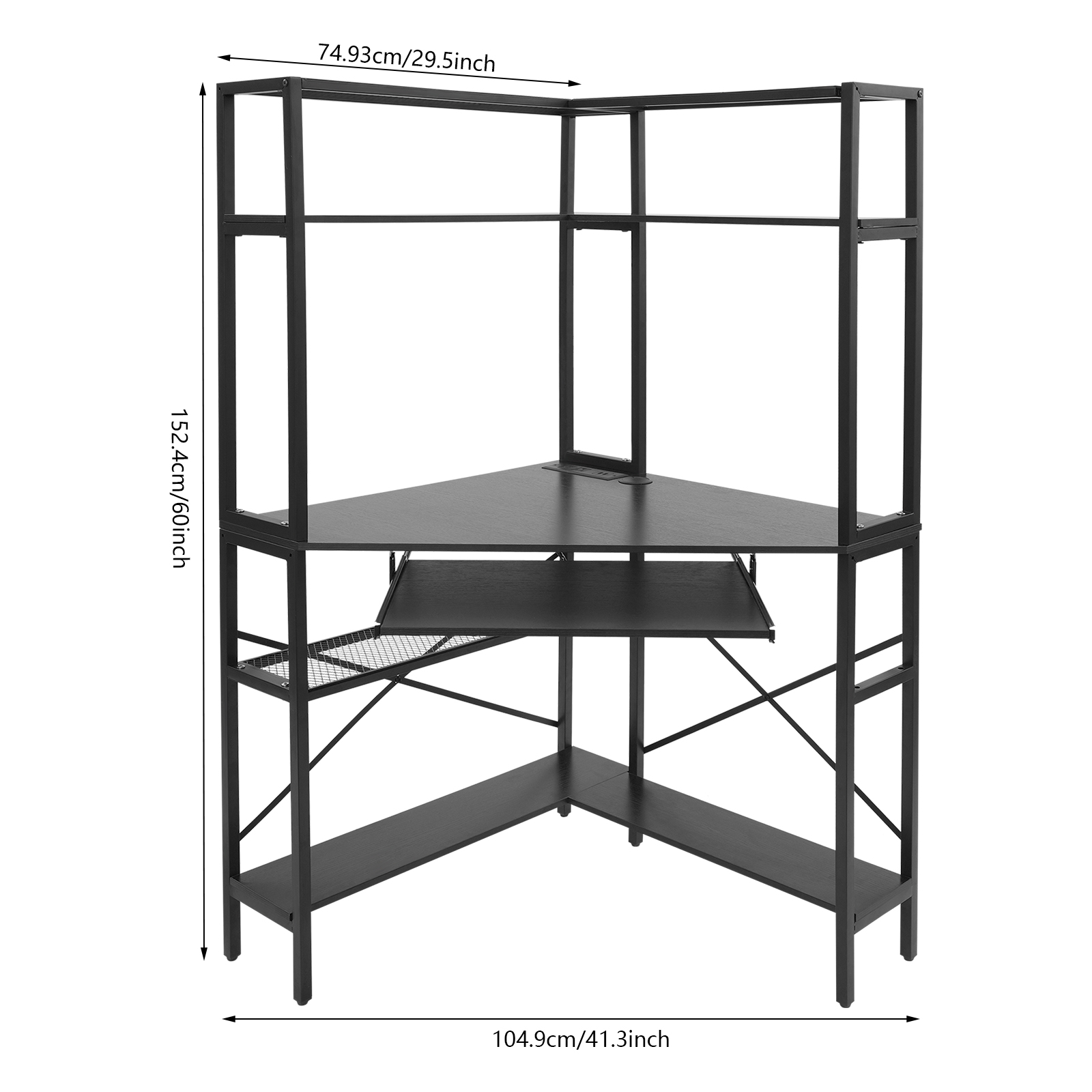 Triangular Corner Computer Des - Desk Setup Small Space review and price