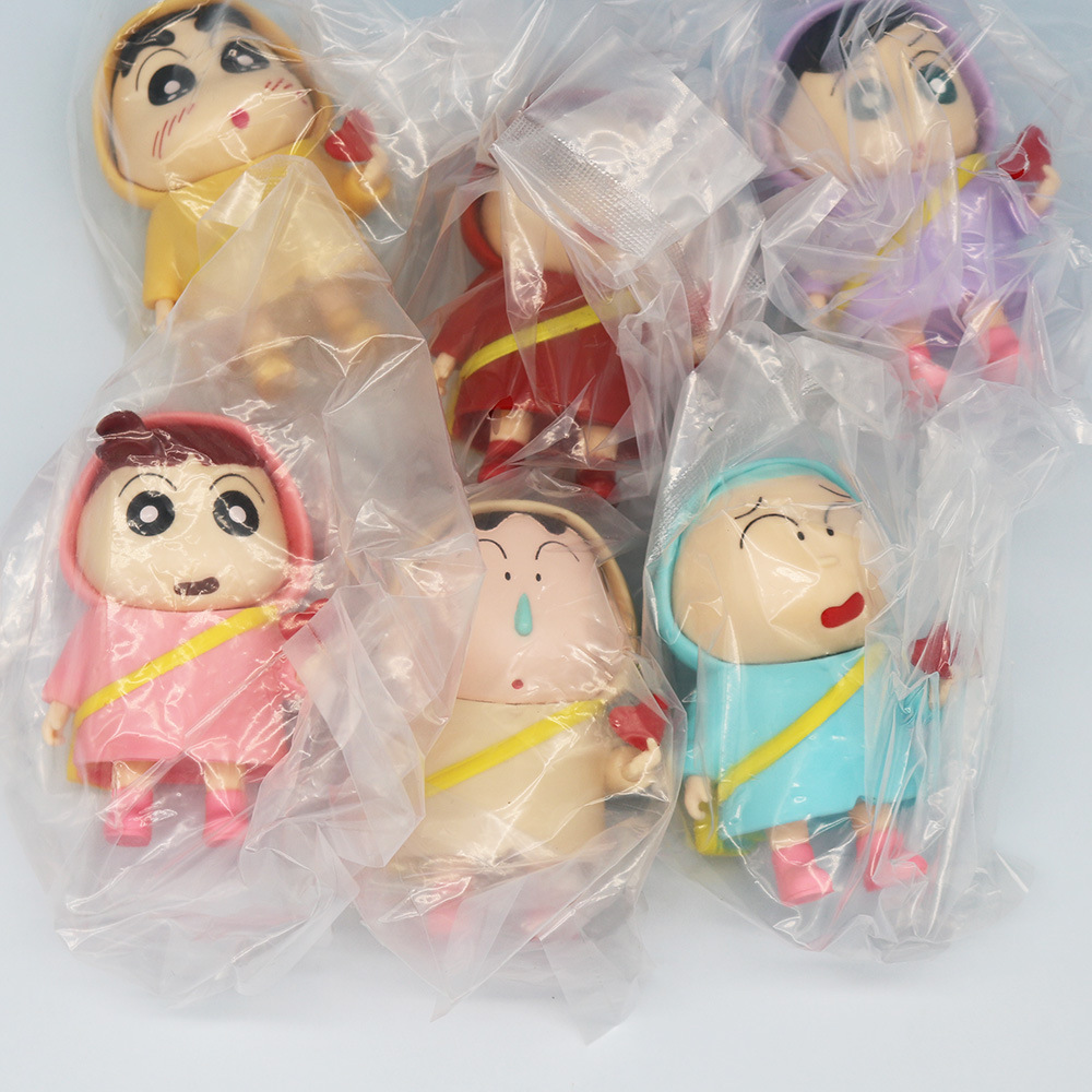 6pcs/set Anime Crayon Shin-cha - Desk Setup Kit review and price
