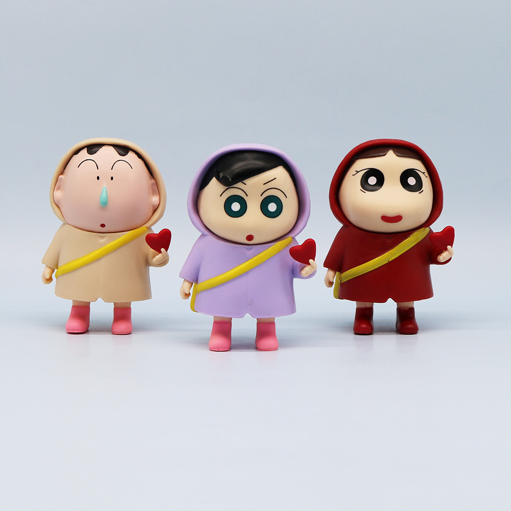 6pcs/set Anime Crayon Shin-cha - Desk Setup Kit review and price