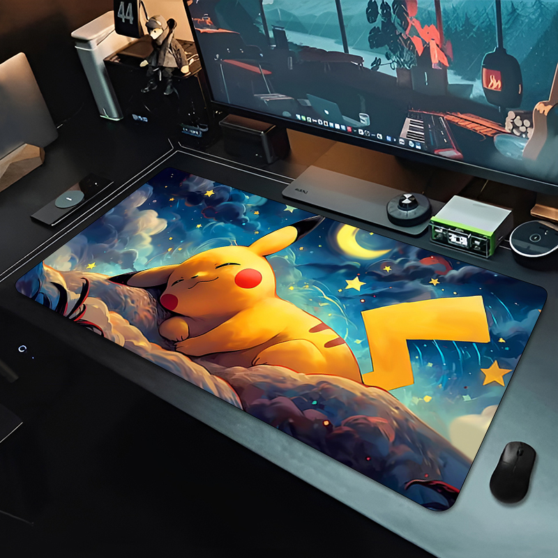 Anime Mouse Pad Cute Pikachu E - Desk Setup Cute review and price