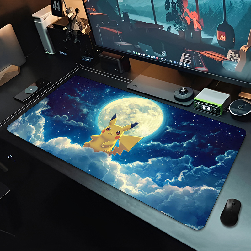 Anime Mouse Pad Cute Pikachu E - Desk Setup Cute review and price
