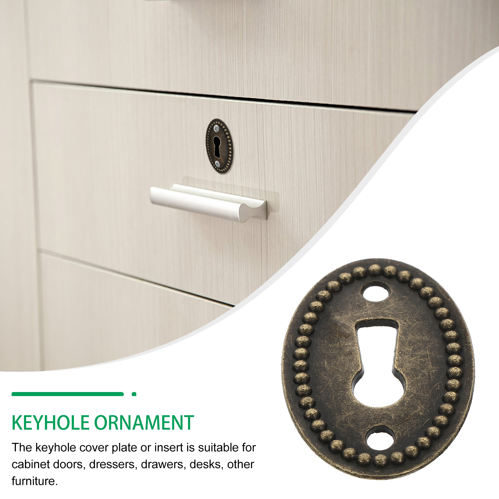 20 Pcs Key Drawer Trim Keyhole - Desk Drawer Unit review and price