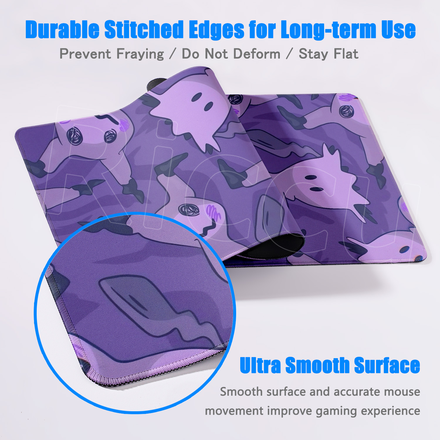 HD Rubber Non-slip Mouse Pads  - Korean Desk Setup review and price
