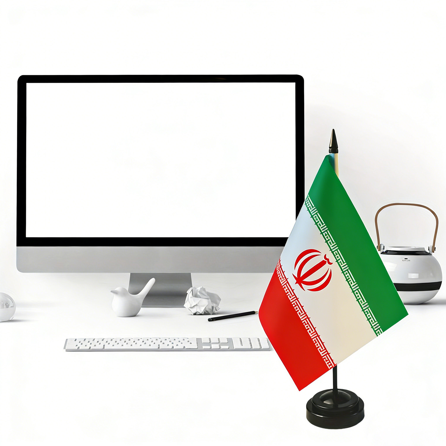 1 set Iran Table Flag - Iran - - Desk Setup Kit review and price