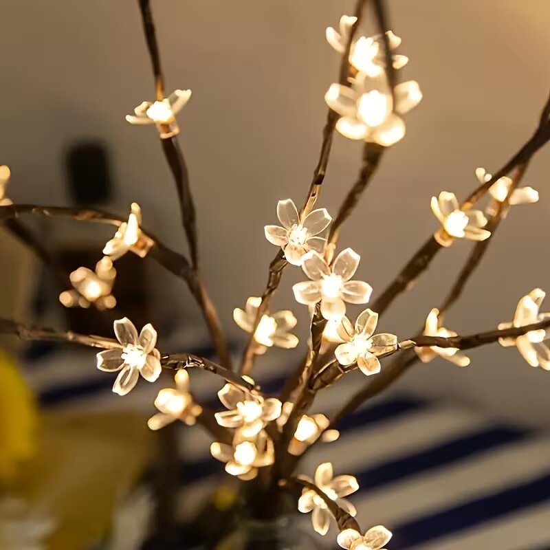 1/2PC 20LED Cherry Blossom Tre - Desk Setup Light review and price