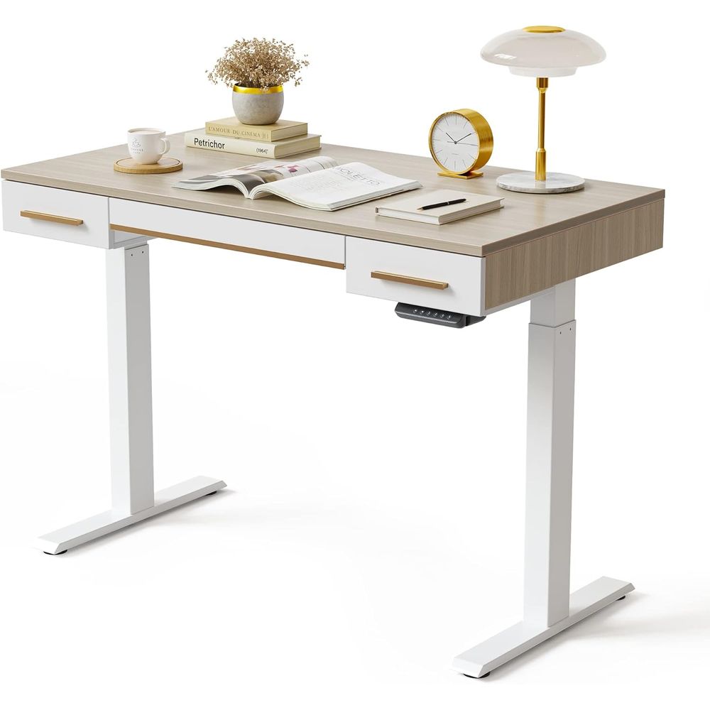 Electric Standing Desk, 3 Draw - Desk Drawer Unit review and price