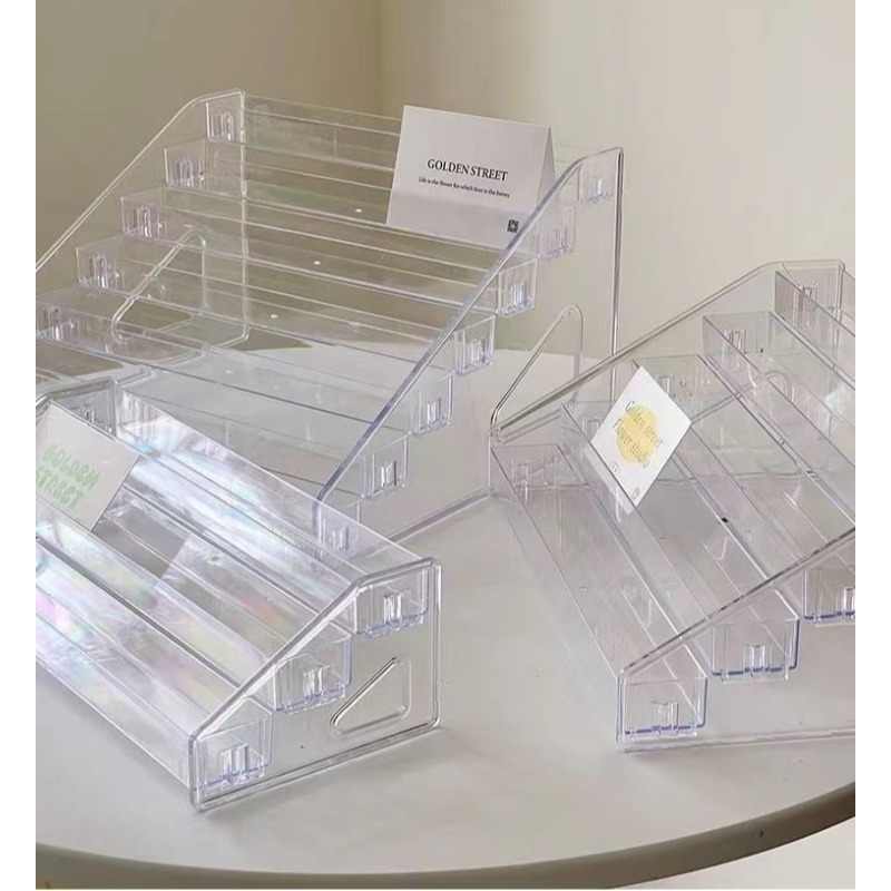 Transparent Desktop Card Stora - Desk Setup Photo review and price