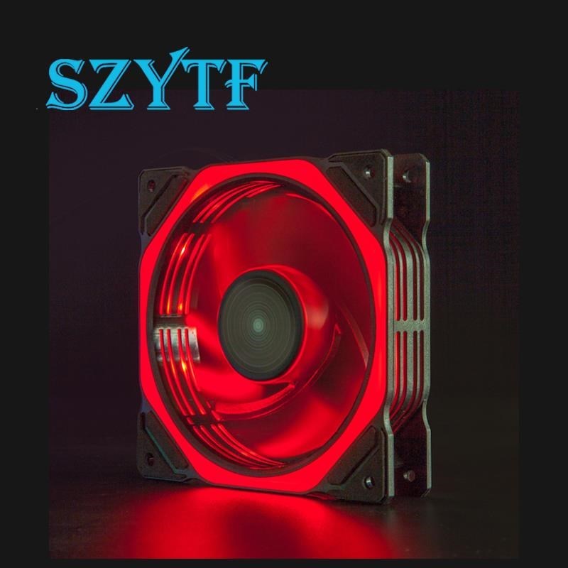 Chassis fan 12CM double-sided  - Desk Setup Light review and price
