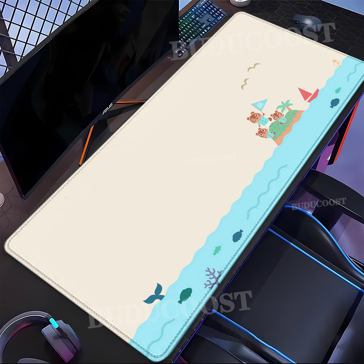 Large Kawaii Mouse Pad Non-Sli - Korean Desk Setup review and price