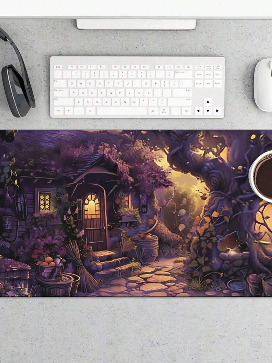Large Gaming Mouse Pad With Fa - Work Desk Home Setup review and price