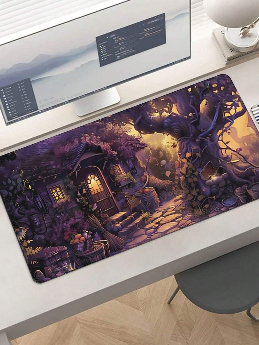 Large Gaming Mouse Pad With Fa - Work Desk Home Setup review and price
