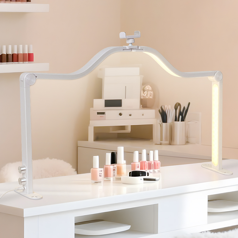 48W Half Moon Nail Lamp Double - Desk Setup Light review and price