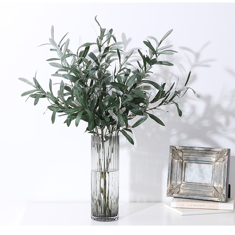 Artificial Plants Olive Green  - Desk Setup Photo review and price