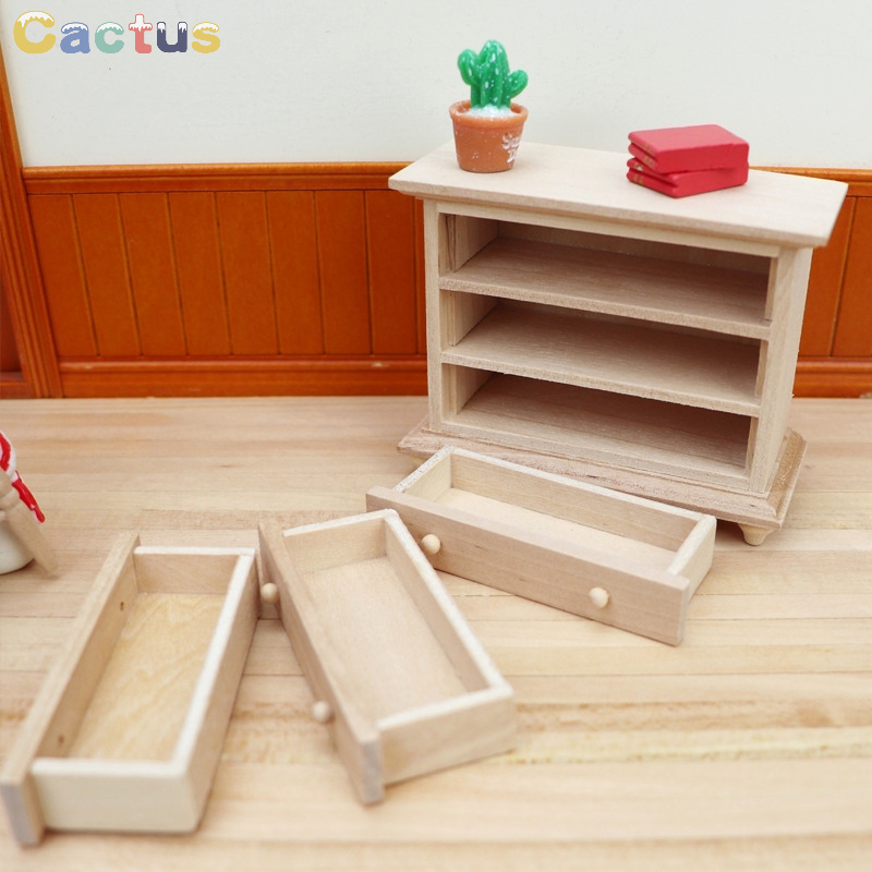 1:12 Dollhouse Miniature Wood  - Desk Drawer Unit review and price