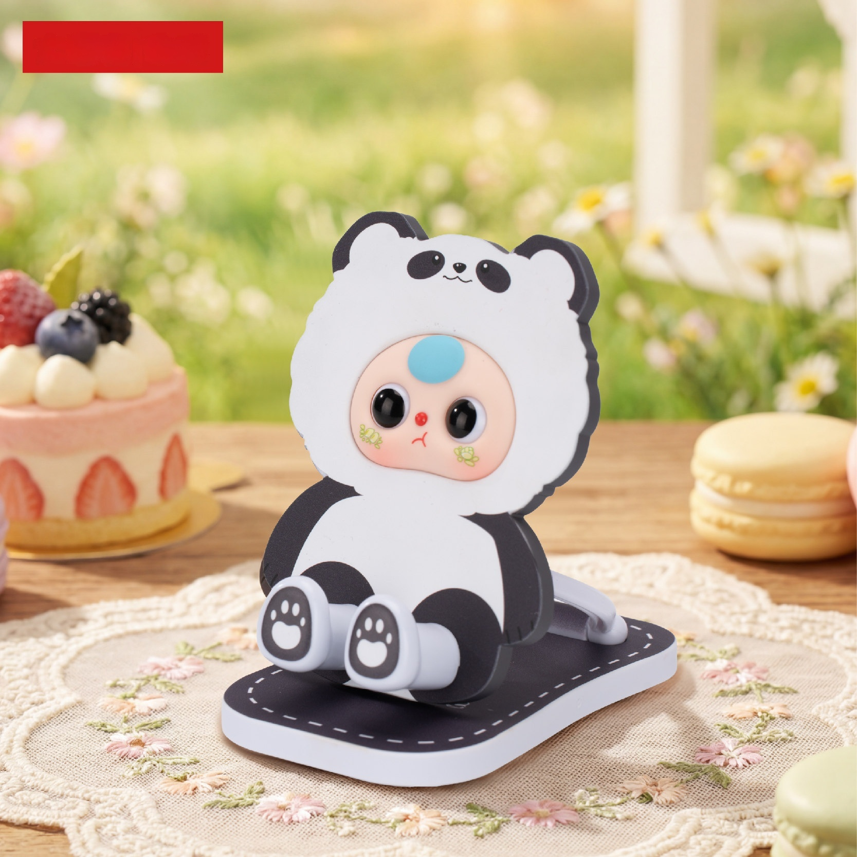 Baby Three Foldable Phone Stan - Desk Setup Cute review and price