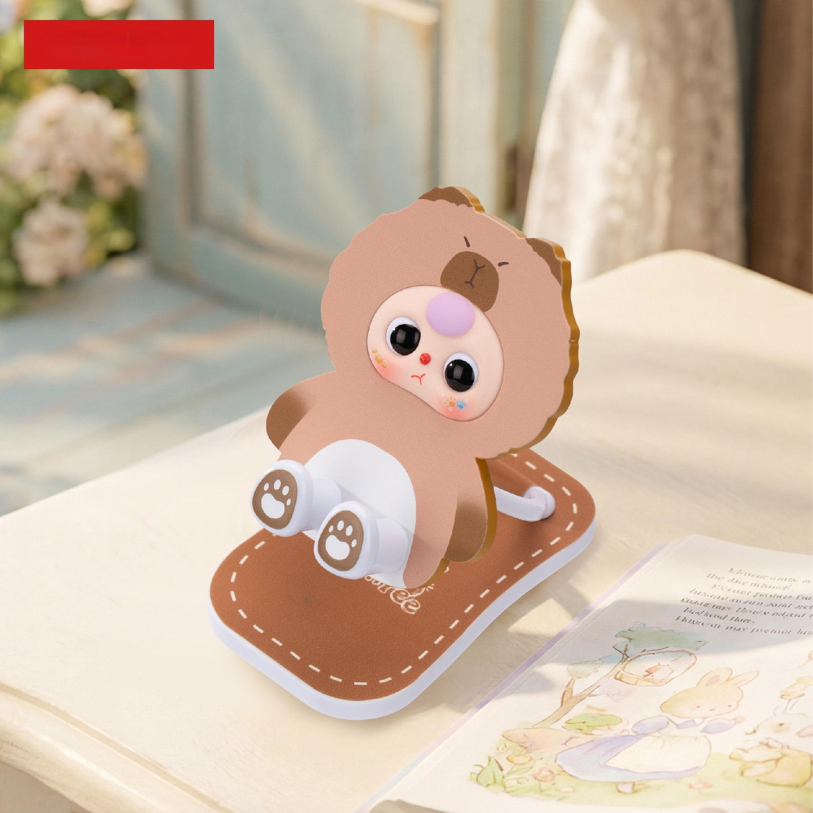 Baby Three Foldable Phone Stan - Desk Setup Cute review and price