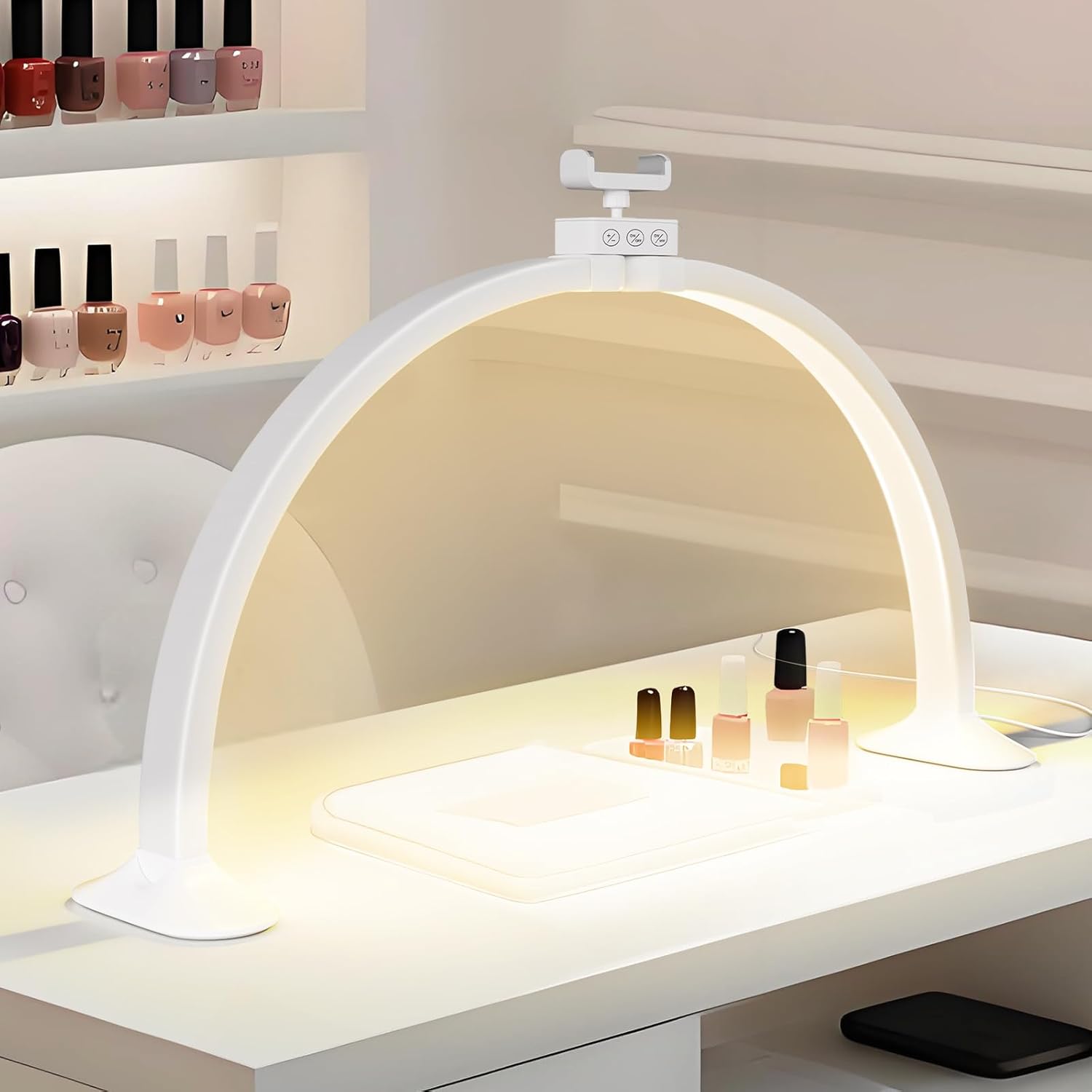 Half Moon Light U-Shaped Nail  - Desk Setup Light review and price