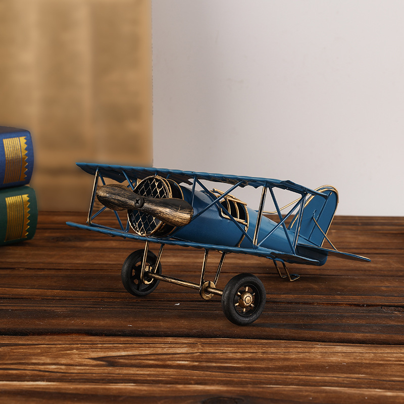 Retro Iron Metal Aircraft Mode - Desk Setup Photo review and price