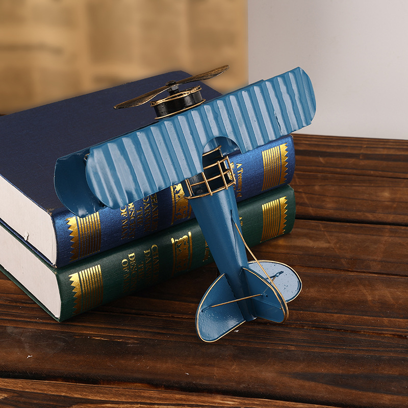 Retro Iron Metal Aircraft Mode - Desk Setup Photo review and price
