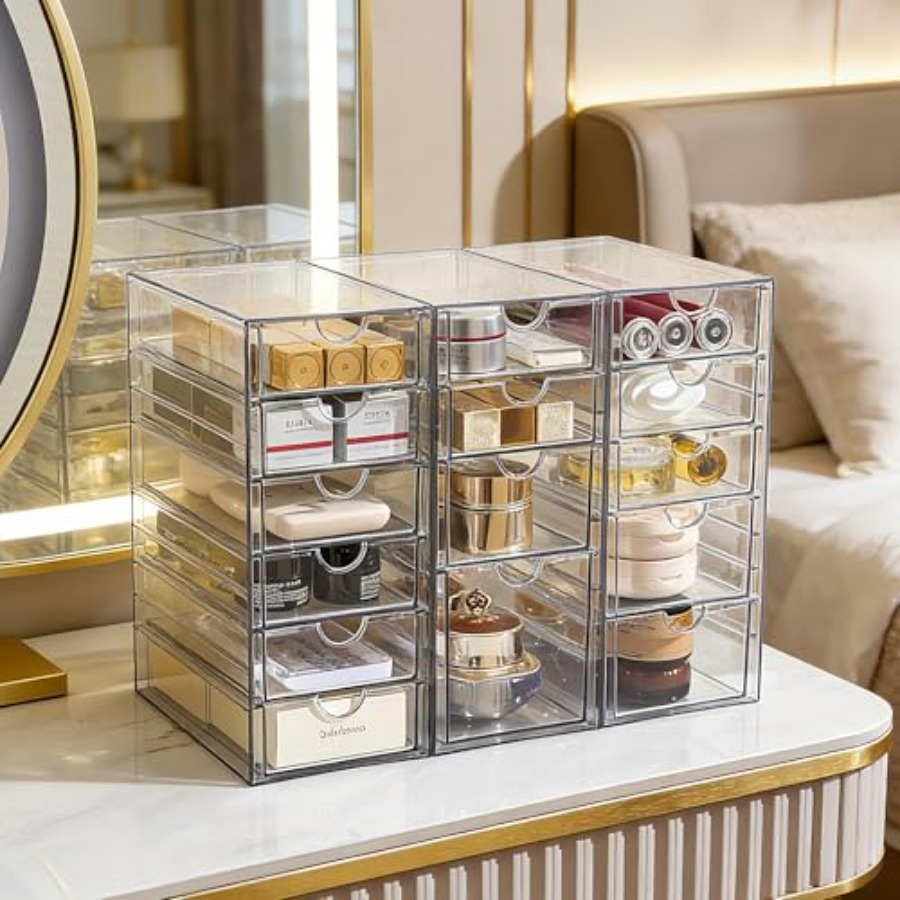 Acrylic Drawer Organizer with  - Desk Setup Kit review and price