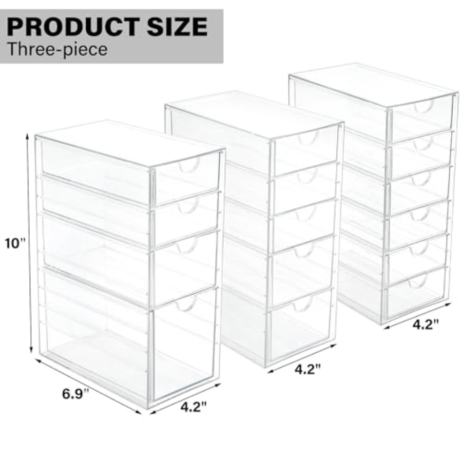 Acrylic Drawer Organizer with  - Desk Setup Kit review and price