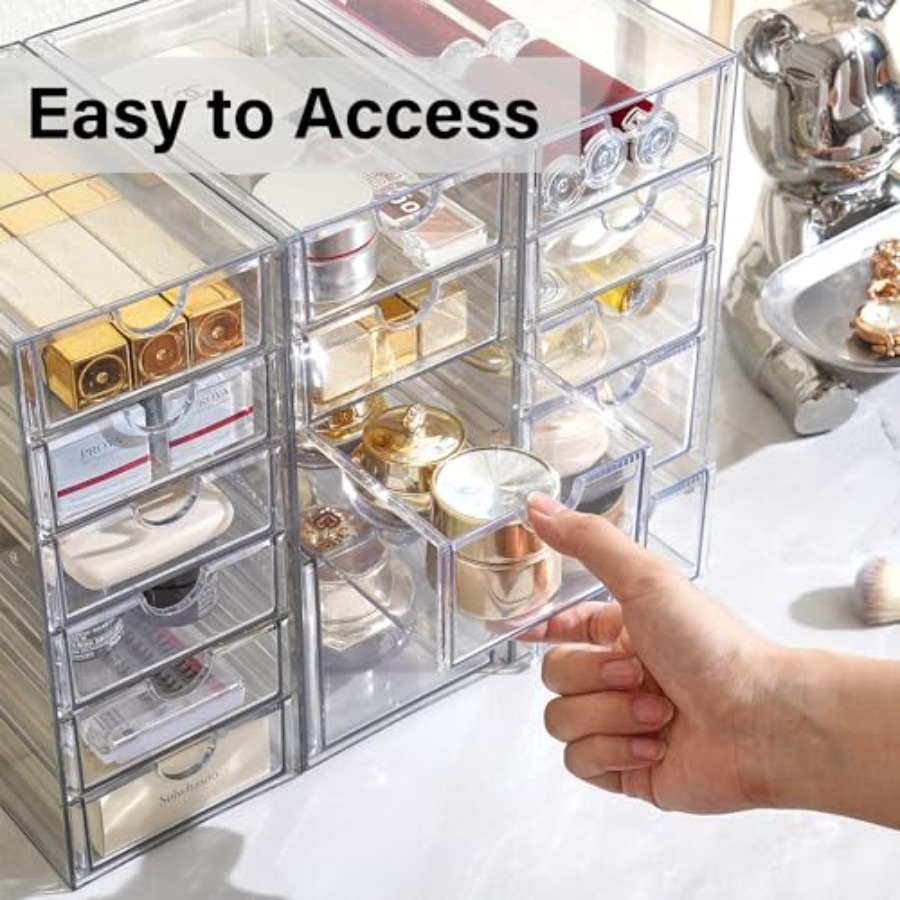 Acrylic Drawer Organizer with  - Desk Setup Kit review and price