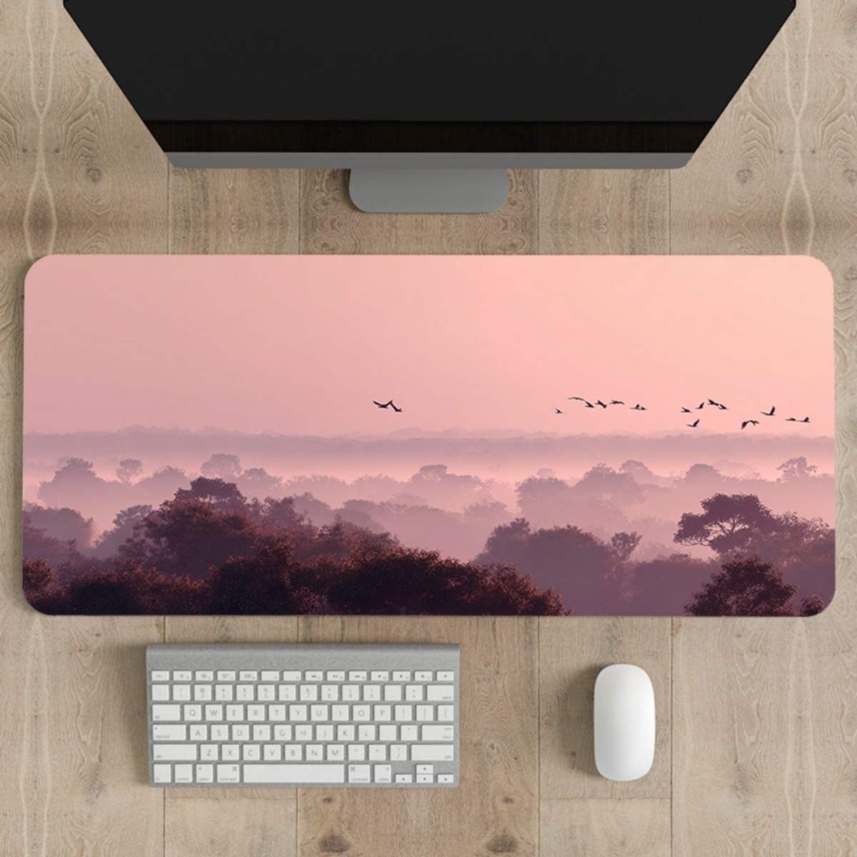 Dreamy Pink & Purple Sky XL mo - Your Desk Setup review and price